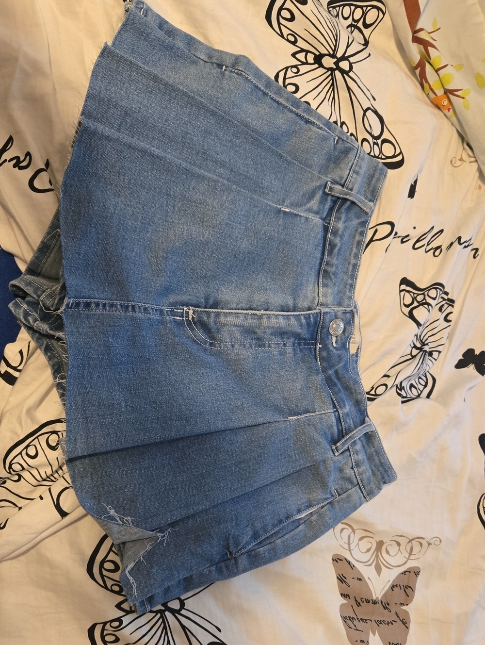 Love Tree Blue Denim Mini Skort